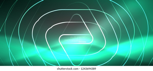 Vector neon color abstract background, vector design