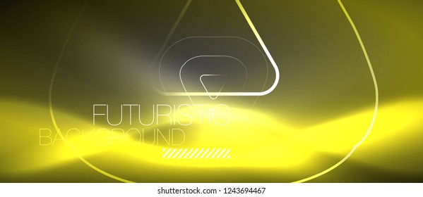 Fondo abstracto del color del neón vector, diseño vectorial