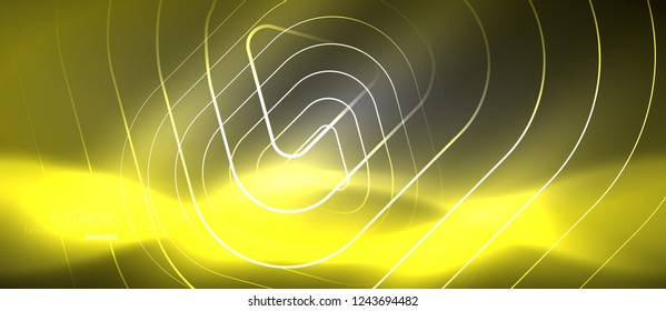 Fondo abstracto del color del neón vector, diseño vectorial