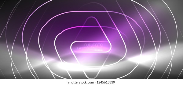 Vector neon color abstract background, vector design
