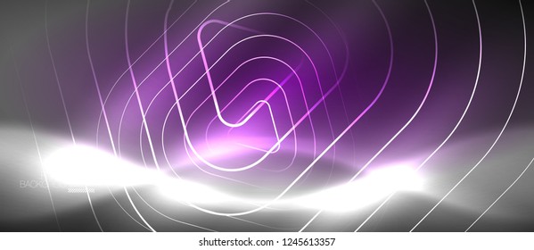 Fondo abstracto del color del neón vector, diseño vectorial