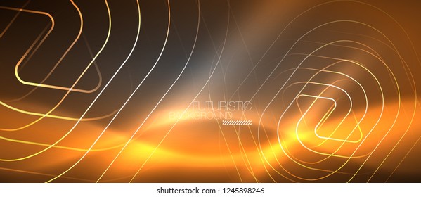 Vector neon color abstract background, vector design