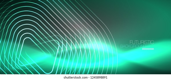 Vector neon color abstract background, vector design