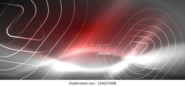 Vector neon color abstract background, vector design