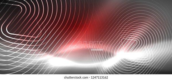 Vector neon color abstract background, vector design