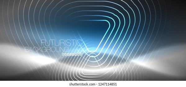 Vector neon color abstract background, vector design