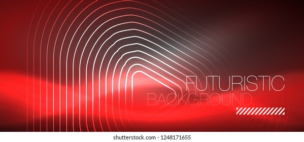 Vector neon color abstract background, vector design