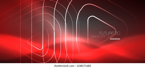 Vector neon color abstract background, vector design