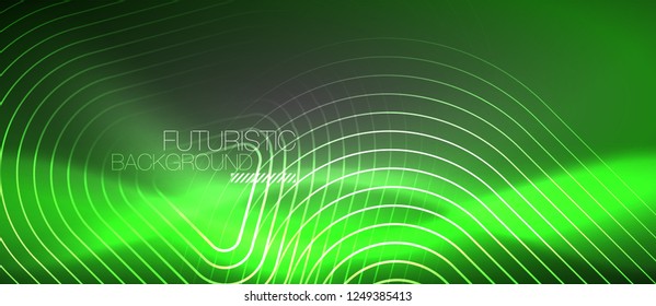 Vector neon color abstract background, vector design