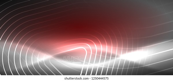 Vector neon color abstract background, vector design
