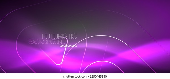 Vector neon color abstract background, vector design