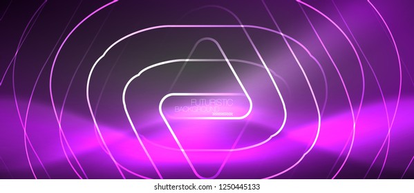 Vector neon color abstract background, vector design