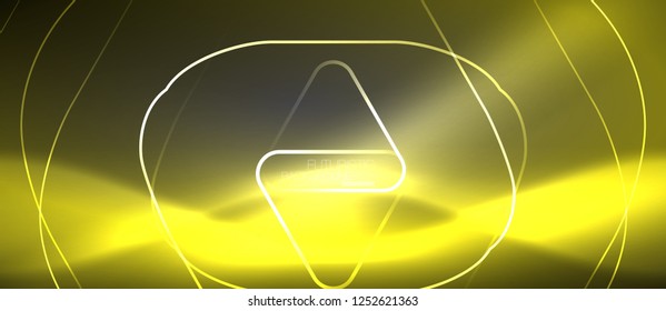 Vector neon color abstract background, vector design