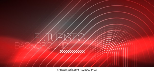 Vector neon color abstract background, vector design