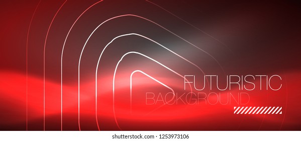 Vector neon color abstract background, vector design