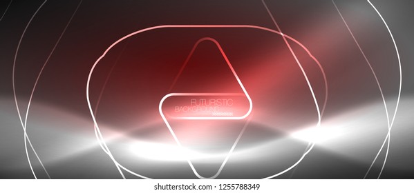 Vector neon color abstract background, vector design