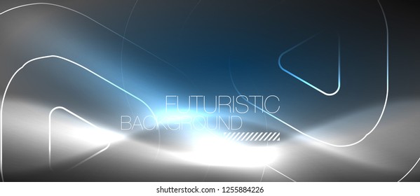 Vector neon color abstract background, vector design