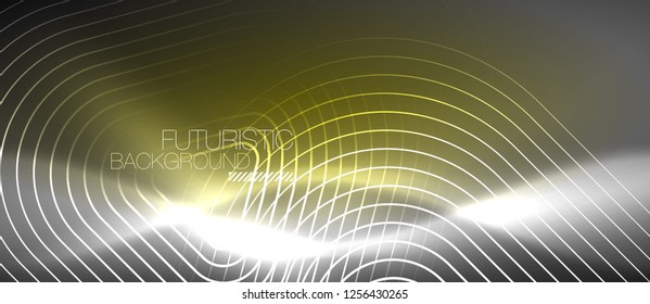 Vector neon color abstract background, vector design