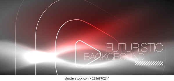 Vector neon color abstract background, vector design