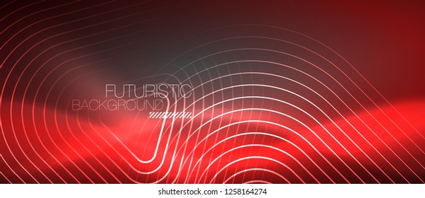 Vector neon color abstract background, vector design