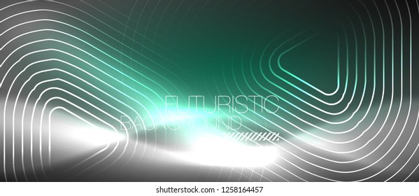 Vector neon color abstract background, vector design