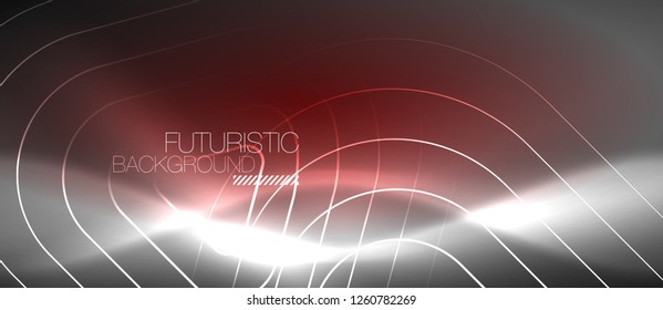 Fondo abstracto del color del neón vector, diseño vectorial