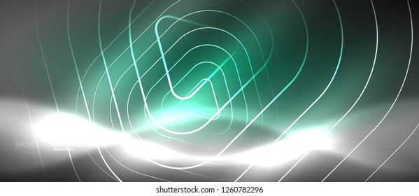Vector neon color abstract background, vector design