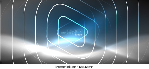 Vector neon color abstract background, vector design