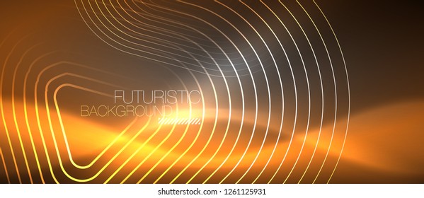 Fondo abstracto del color del neón vector, diseño vectorial