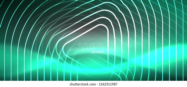Vector neon color abstract background, vector design