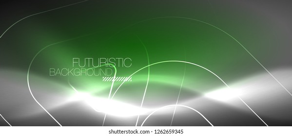Fondo abstracto del color del neón vector, diseño vectorial