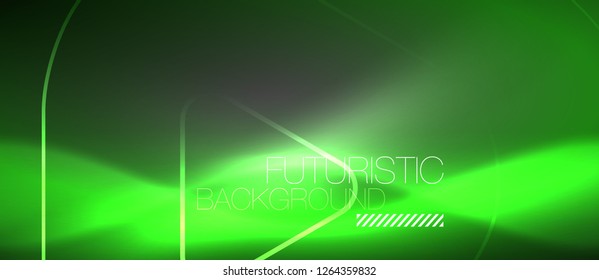 Vector neon color abstract background, vector design