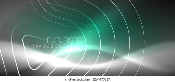 Vector neon color abstract background, vector design