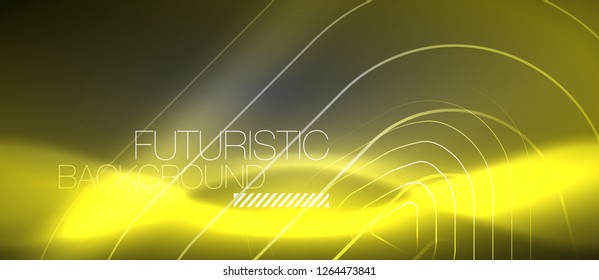 Vector neon color abstract background, vector design