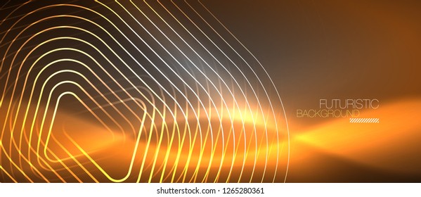 Fondo abstracto del color del neón vector, diseño vectorial