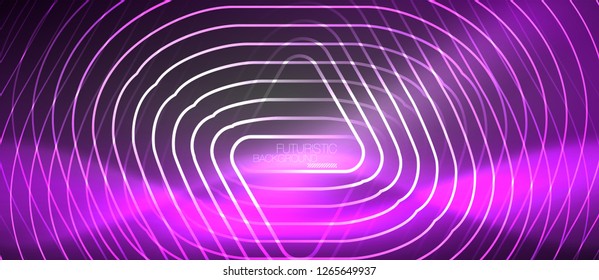 Vector neon color abstract background, vector design