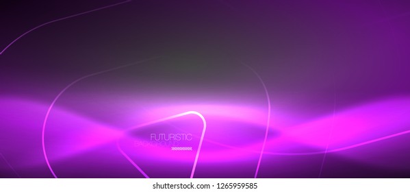 Vector neon color abstract background, vector design