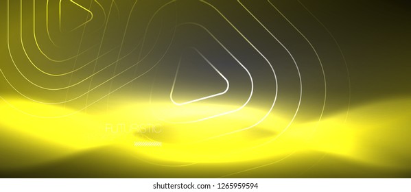 Fondo abstracto del color del neón vector, diseño vectorial
