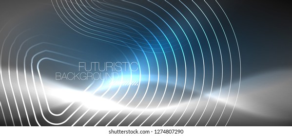 Vector neon color abstract background, vector design