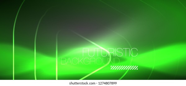 Vector neon color abstract background, vector design