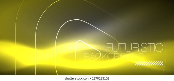 Vector neon color abstract background, vector design