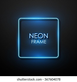 Vector Neon Frame.