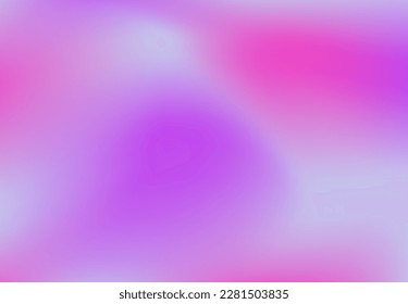 Vector neon multicolor gradiented background. Modern screen wallpaper vector design for app, social media, cards, fons, work. Soft gradients - blue, pink, magenta, violet, red, orange, aquamarine.