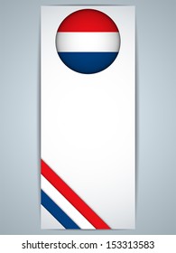 Vector - Netherlands Country Set of Banners