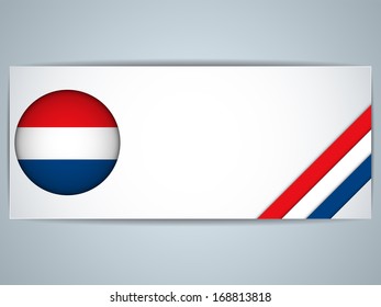 Vector - Netherlands Country Set of Banners