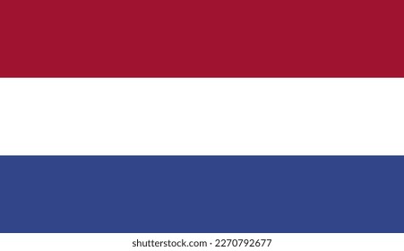 Vector NETHERLANDS flag, official colours, illustration. EPS10. vector background of NETHERLANDS flag, 
NETHERLANDS Flag in circle