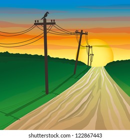 Cartoon Power Lines Images Stock Photos Vectors Shutterstock