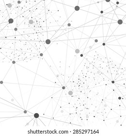 Vector network background abstract polygon triangle. polygonal design geometrical