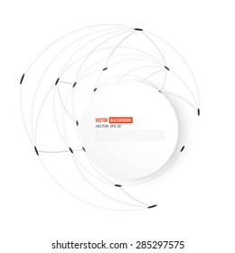 Vector network background abstract polygon triangle. polygonal design geometrical