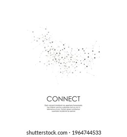 Vector network connect line design